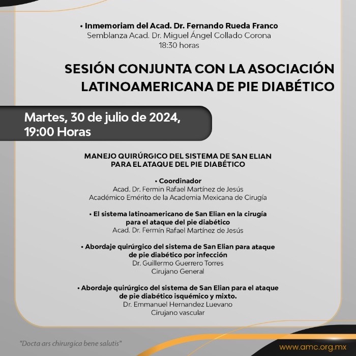 Sesión Conjunta con la Asociación Latinoamericana de Pie Diabético