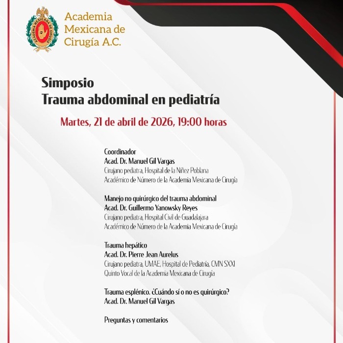 Simposio: Trauma abdominal en pediatría