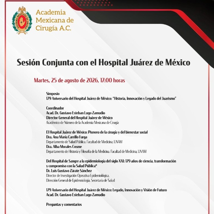 Sesión Conjunta con el Hospital Juárez de México